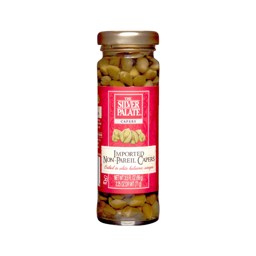 Nonpareil Capers in White Balsamic Vinegar